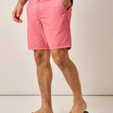 Designed like a classic Bermuda-style short with lightweight fabric and a touch of stretch, these shorts go the extra mile with a garment-dye process that gives them the perfect lived-in look.