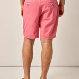 Designed like a classic Bermuda-style short with lightweight fabric and a touch of stretch, these shorts go the extra mile with a garment-dye process that gives them the perfect lived-in look.