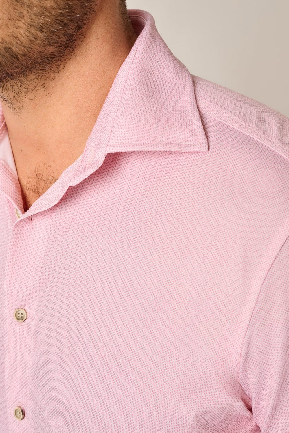 This knit button-up from our Hangin' Out Collection—which is designed to look its best untucked—is made with an incredible soft, and breathable blend of nylon and spandex. This is how you do elevated casual while staying completely comfortable.