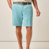 Designed like a classic Bermuda-style short with lightweight fabric and a touch of stretch, these shorts go the extra mile with a garment-dye process that gives them the perfect lived-in look.
