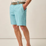 Designed like a classic Bermuda-style short with lightweight fabric and a touch of stretch, these shorts go the extra mile with a garment-dye process that gives them the perfect lived-in look.