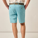 Designed like a classic Bermuda-style short with lightweight fabric and a touch of stretch, these shorts go the extra mile with a garment-dye process that gives them the perfect lived-in look.
