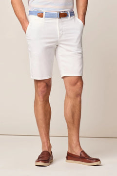 Designed like a classic Bermuda-style short with lightweight fabric and a touch of stretch, these shorts go the extra mile with a garment-dye process that gives them the perfect lived-in look.