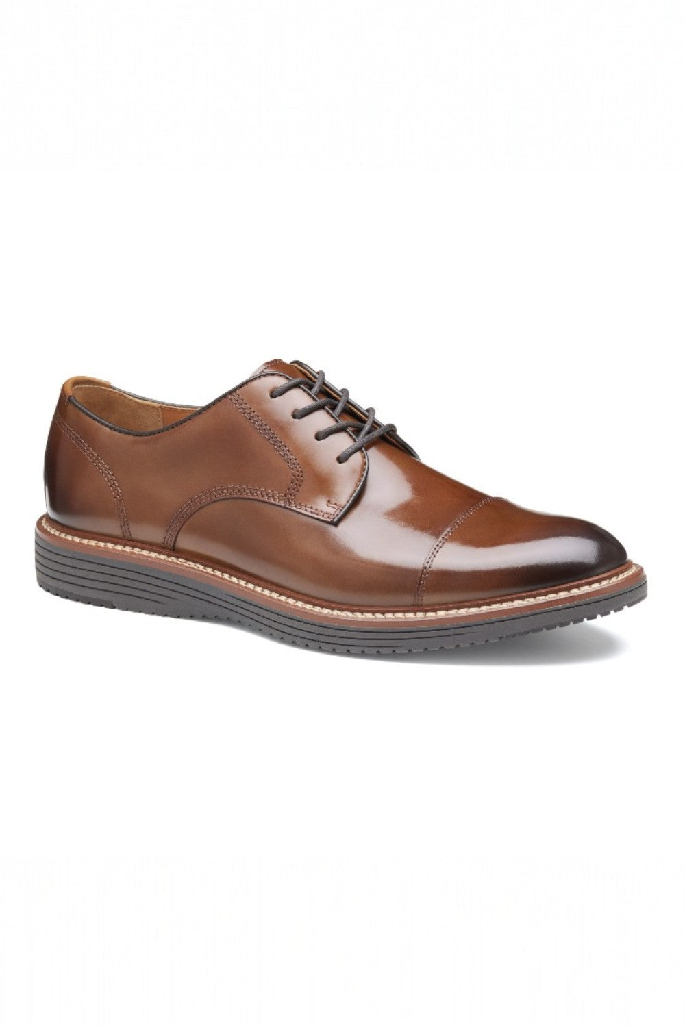 •Full grain leather uppers.
•Leather and anti-microbial polymesh lining (50% recycled).
•Linings are treated with anti-microbial protection for long-lasting wear.
•High-rebound, ultra-light TRUFOAM midsole for cushioning and comfort.
•Removable, molded footbed with memory foam.
•Flexible TRUFOAM EVA outsole with rubber pods provides lightweight, cushioned comfort.