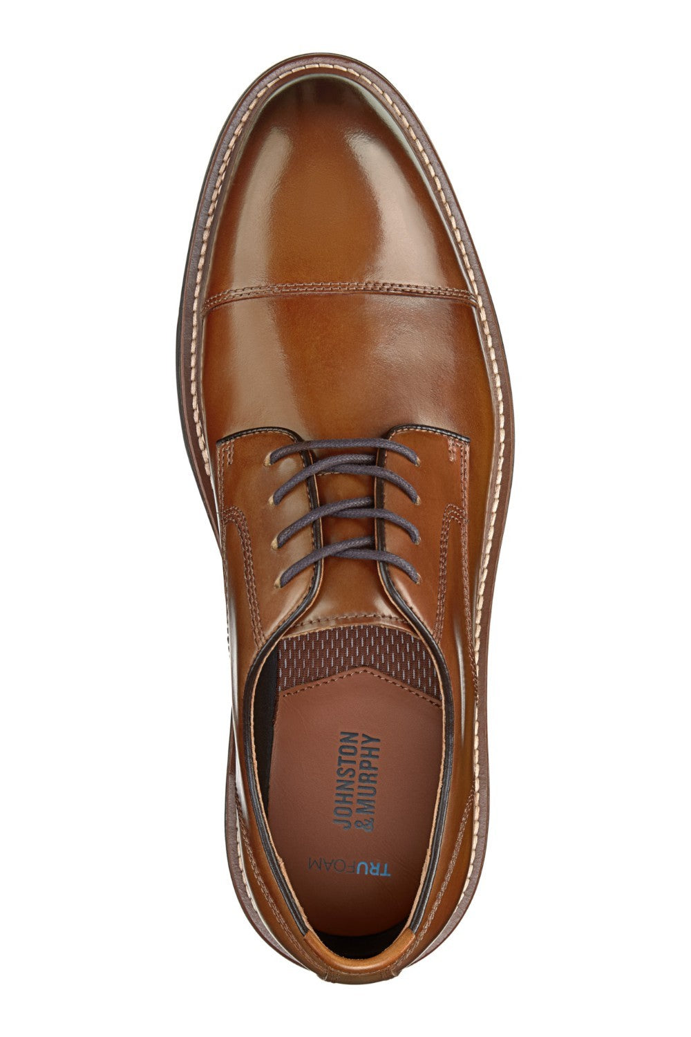 •Full grain leather uppers.
•Leather and anti-microbial polymesh lining (50% recycled).
•Linings are treated with anti-microbial protection for long-lasting wear.
•High-rebound, ultra-light TRUFOAM midsole for cushioning and comfort.
•Removable, molded footbed with memory foam.
•Flexible TRUFOAM EVA outsole with rubber pods provides lightweight, cushioned comfort.