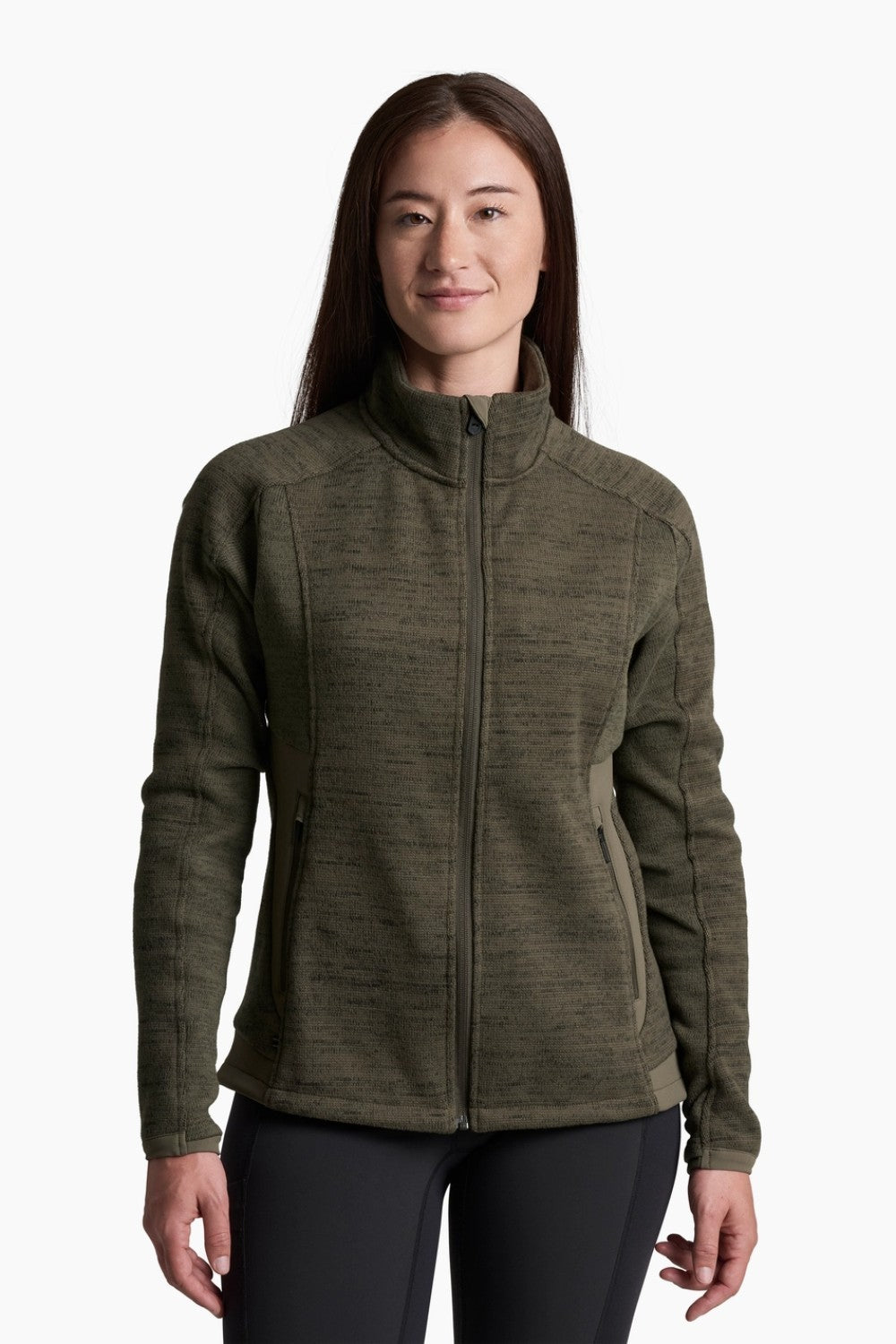 Cozy warm and built for action! Inspired by our jacket series, the AKTIVATOR features multiple weights of premium fleece strategically placed for temperature-regulating comfort and performance. Softshell accents add durability while stylish princess seams provide an impeccable feminine fit.