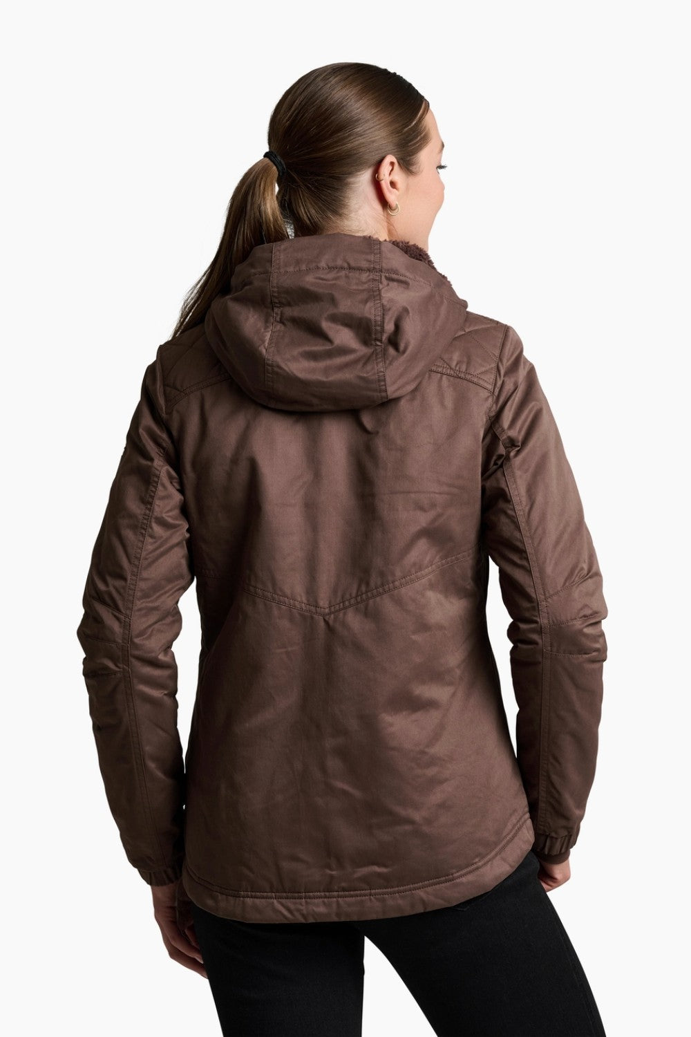Elevate your outdoor adventure with the KÜHL CELESTE Lined Hoody. MOUNTAIN BORN style crafted with a durable wax-coated exterior for rugged protection against wind and water. A luxurious Italian fleece lining provides cozy warmth and ultimate winter comfort.