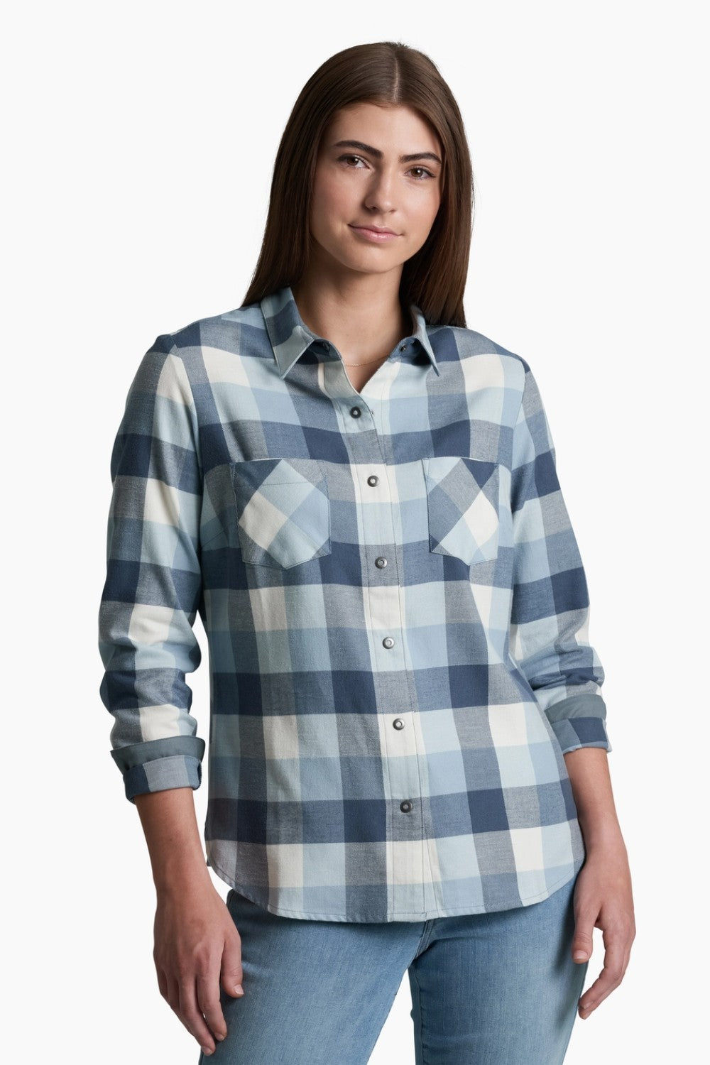 For work, play, and everything in between, the DARCY Flannel can do it all. Our incredibly soft cotton and Tencel fabric delivers breathable comfort for any activity. Featuring a relaxed fit with room to layer underneath, our cozy snap-up design features contrasting fabric details for a stylish touch.