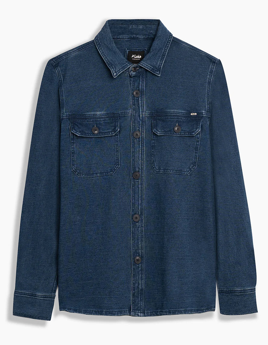 Perfect for everyday activities, this knitted denim casual shirt style vest will satisfy you with its trendy look and versatility.