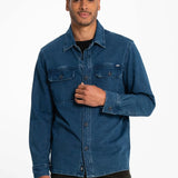 Perfect for everyday activities, this knitted denim casual shirt style vest will satisfy you with its trendy look and versatility.