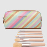 The Louenhide Brianna Makeup Bag is the perfect addition to your beauty routine. Exude style on your next adventure with the visually captivating pattern. Complete with a set of makeup brushes, this women’s small makeup bag is the perfect size for travel.