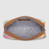 The Louenhide Brianna Makeup Bag is the perfect addition to your beauty routine. Exude style on your next adventure with the visually captivating pattern. Complete with a set of makeup brushes, this women’s small makeup bag is the perfect size for travel.