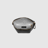 The Louenhide Cassidy Belt Bag is a bold staple designed to add a statement finish to your everyday styling. Crafted in a structured faux leather and adorned with refined hardware accents, this studded bag blends functionality with elevated design. The curved silhouette sits comfortably against the body, while the adjustable strap offers the option to wear it as a classic belt bag or crossbody style - making it one of the best sling bag options for hands-free ease. Compact yet roomy enough for your on-the-g