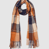 The Louenhide Glasgow Scarf is a timeless tartan pattern in gorgeous winter colourways.