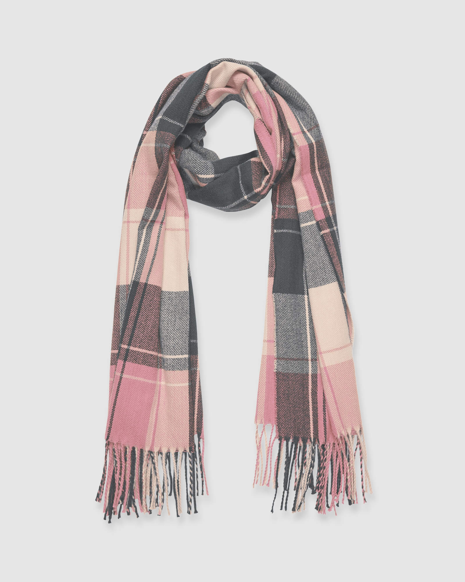 The Louenhide Glasgow Scarf is a timeless tartan pattern in gorgeous winter colourways.