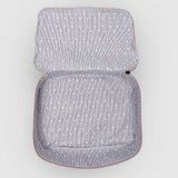 The Louenhide Madras 3 Piece Packing Cube Set will transform the way you travel. Maximize space and minimize bulk with the three varied sizes in three complementary hues. Use the smaller cube for your personal items, the medium for lighter pieces and the largest cube for your chunky knits and jeans.