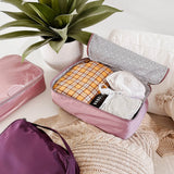 The Louenhide Madras 3 Piece Packing Cube Set will transform the way you travel. Maximize space and minimize bulk with the three varied sizes in three complementary hues. Use the smaller cube for your personal items, the medium for lighter pieces and the largest cube for your chunky knits and jeans.