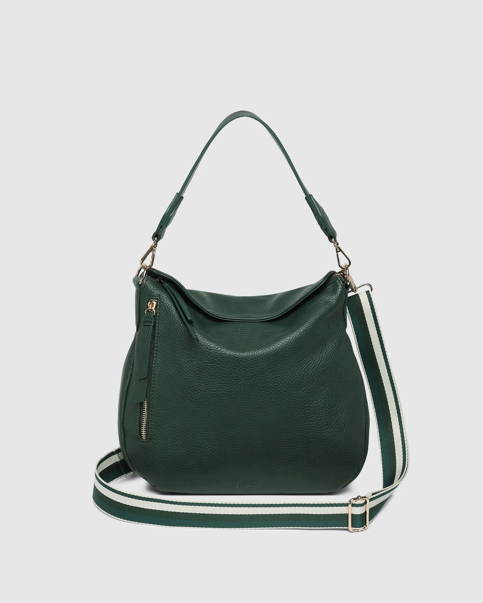 The Louenhide Nadia Shoulder Bag is your new go-to when your day calls for casual styling. Whether you’re running errands or heading off to lunch, the relaxed and slouchy silhouette allows you to fit all your essentials, while maintaining a compact and slender fit under your arm. With a bonus strap inside, completely customize your look from a comfortable shoulder bag to a practical crossbody. Make every day easy with this multi-wear everyday shoulder bag.