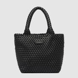 The Louenhide Baby Cruiser Woven Tote Bag is the epitome of laid-back elegance. Following on the woven trend, this women's woven tote bag will add the perfect touch of texture to your capsule wardrobe. Simply carry by the comfortable top handles or attach the adjustable crossbody strap for a hands-free moment when strolling around town. Elevate your style and carry your essentials with the Baby Cruiser Malt Woven Tote Bag.