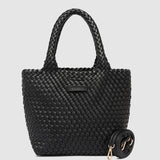 The Louenhide Baby Cruiser Woven Tote Bag is the epitome of laid-back elegance. Following on the woven trend, this women's woven tote bag will add the perfect touch of texture to your capsule wardrobe. Simply carry by the comfortable top handles or attach the adjustable crossbody strap for a hands-free moment when strolling around town. Elevate your style and carry your essentials with the Baby Cruiser Malt Woven Tote Bag.