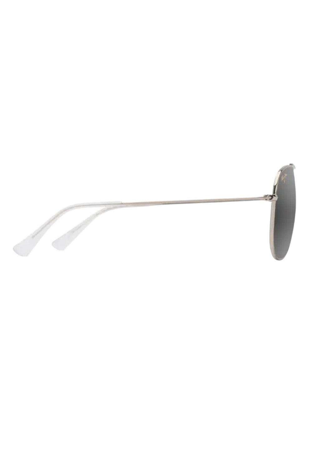 Round sunglasses with thin frame on a white background