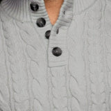 Au Noir OSLO Merino Wool Cable Knit Sweater