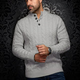 Au Noir OSLO Merino Wool Cable Knit Sweater