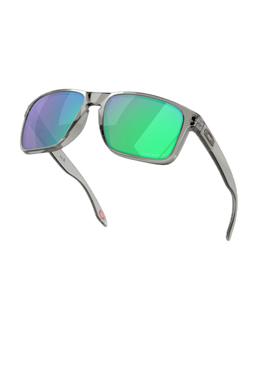 The look of Holbrook, from its iconic style to keyhole bridge and metal rivets, has been scaled up to fit larger faces.