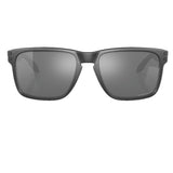 The look of Holbrook, from its iconic style to keyhole bridge and metal rivets, has been scaled up to fit larger faces.