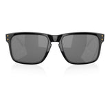 The look of Holbrook, from its iconic style to keyhole bridge and metal rivets, has been scaled up to fit larger faces.