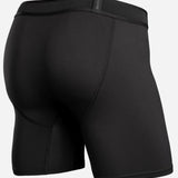 The Pro Ultra is designed for max intensity and elite performance with super premium, lightweight fabric that is highly breathable, supportive, and silky smooth. These Boxer Briefs feature The Original 3D Pouch to ensure everything is separated and supported so you can always put your best foot forward.
The fabric is a breathable, moisture-wicking polyester blend mesh featuring Ionic+® anti-odour technology that does not wash out.