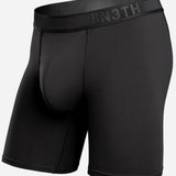 The Pro Ultra is designed for max intensity and elite performance with super premium, lightweight fabric that is highly breathable, supportive, and silky smooth. These Boxer Briefs feature The Original 3D Pouch to ensure everything is separated and supported so you can always put your best foot forward.
The fabric is a breathable, moisture-wicking polyester blend mesh featuring Ionic+® anti-odour technology that does not wash out.
