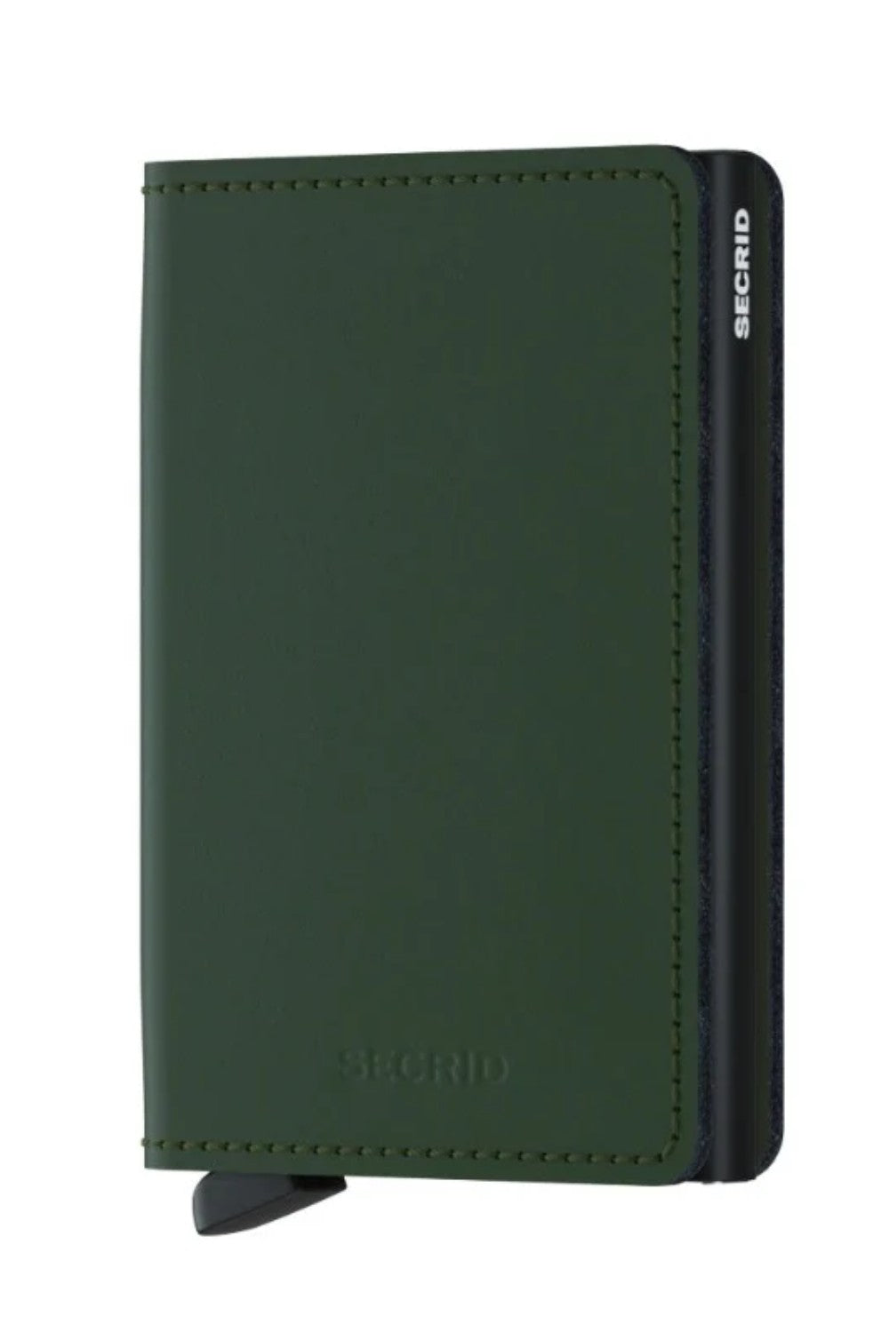 Secrid Slimwallet is a modern take on the classic billfold. With its slim profile it fits perfectly into every pocket. The generously cut leather holds at least an additional six cards, banknotes and business cards
