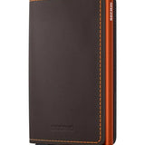 Secrid Slimwallet is a modern take on the classic billfold. With its slim profile it fits perfectly into every pocket. The generously cut leather holds at least an additional six cards, banknotes and business cards.