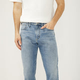 Machray is a modern take on the athletic fit jean, featuring a longer saddle and a slim-yet-spacious fit through the hip and thigh. Built for a close-but-comfortable sporty look, it’s finished with a classic straight leg opening for a sleek finish.