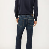 Jace offers a modern take on the classic cowboy jean. Now crafted with soft, durable Luxe Heritage denim, these jeans sit just below the waist and feature a slim fit through the hip and thigh. The bootcut leg opening balances the slim silhouette and easily fits over any footwear.