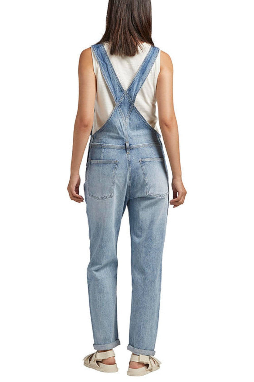 Take it back to the ‘90s with our new Baggy Denim Overalls. They’re designed with an ultra-loose fit through the waist, hip, thigh and leg for a completely authentic vintage look. Featuring classic pocketing and adjustable suspender straps and finished with an easy, straight leg.