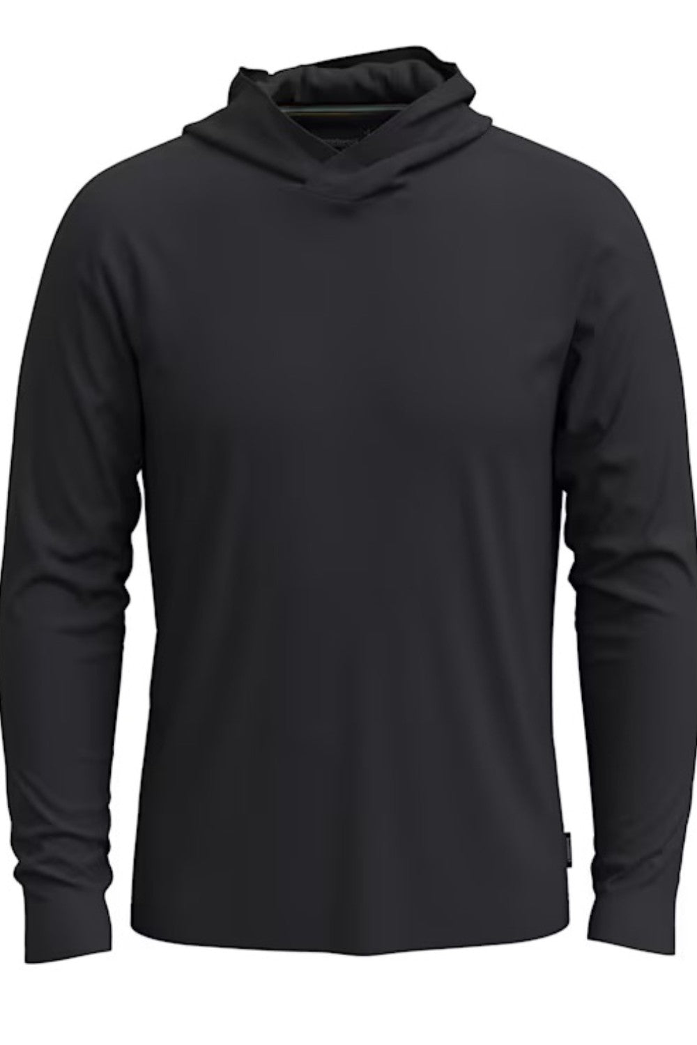 Black hoodie on a white background