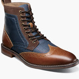 Stacey Adams Finnegan Wingtip Lace Up Boot