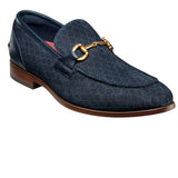 The Stacy Adams Brinkley Moc Toe Bit Slip On features a cool pattern on its soft suede upper and an elegant metal bit. The head-turning style is complemented by the comfort of our FlexZone removable footbed .