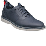 The perfect mix of dress and casual, the Stacy Adams Synchro Plain Toe Elastic Lace Up also effortlessly blends classic and modern style. The result is a versatile shoe that can be worn to the office, a night out, or a weekend away.