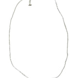 Ride the wave with this Chainlink Necklace featuring a handmade wave pendant. Silver plated for a delicate touch, this necklace is perfect for any occasion.