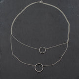 This double stranded necklace is so cute and perfect for everyday wear!