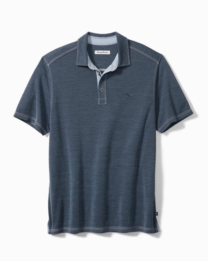 Stylish and soft to the touch—head to cocktail hour or hit the town with this polo that transports you right to an island state of mind.