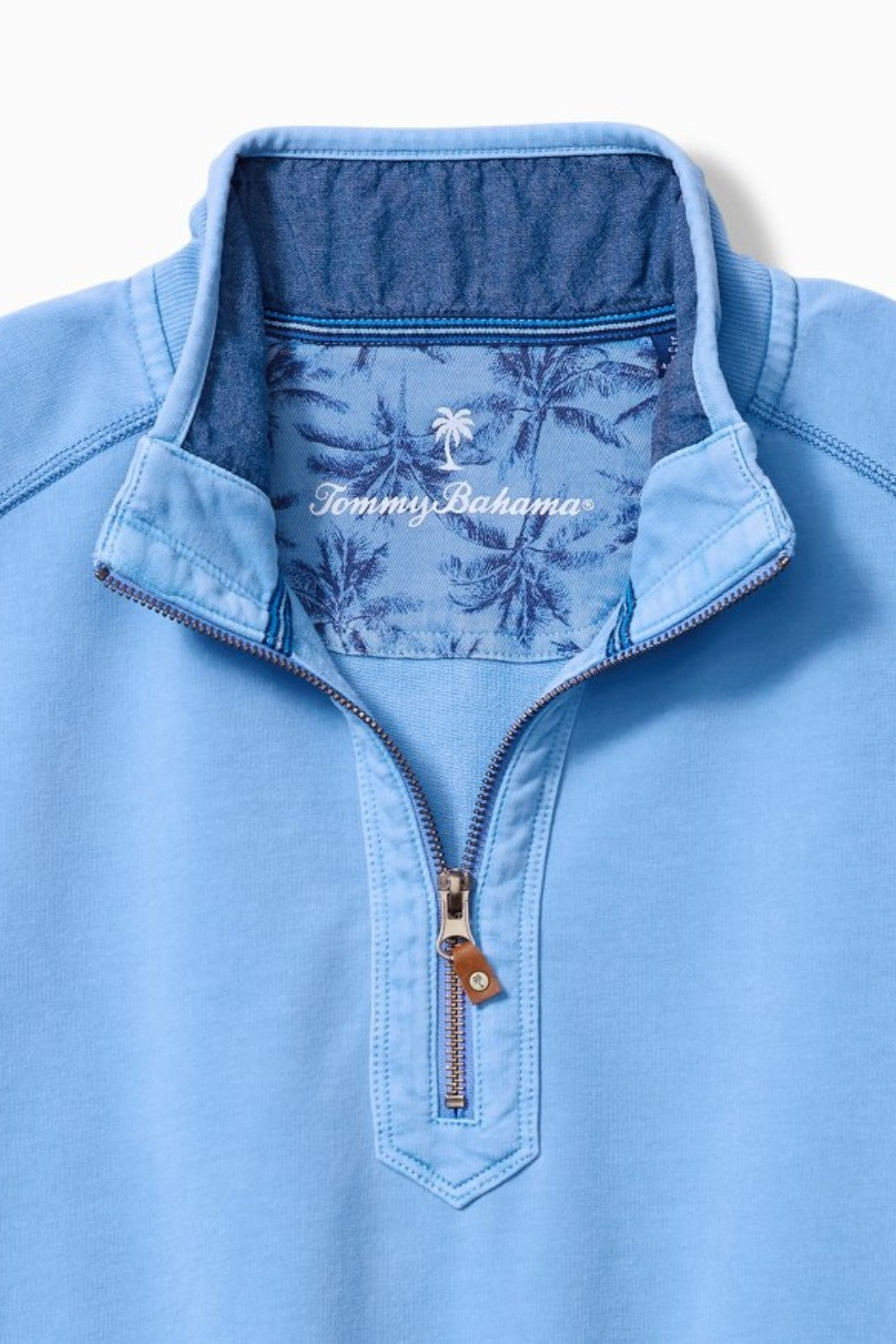 Ultra-soft french terry brings instant comfort to an elevated half-zip that's destined for hanging out—and made for living in.