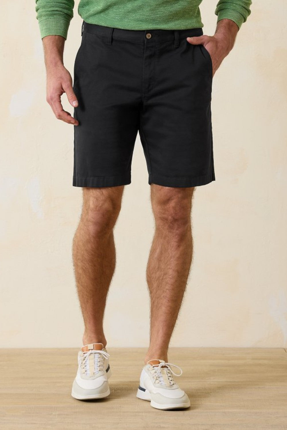 Our super soft cotton TENCEL blend is done in soft hues with the perfect amount of stretch to feel comfortable all day. These are your ultimate chino shorts.