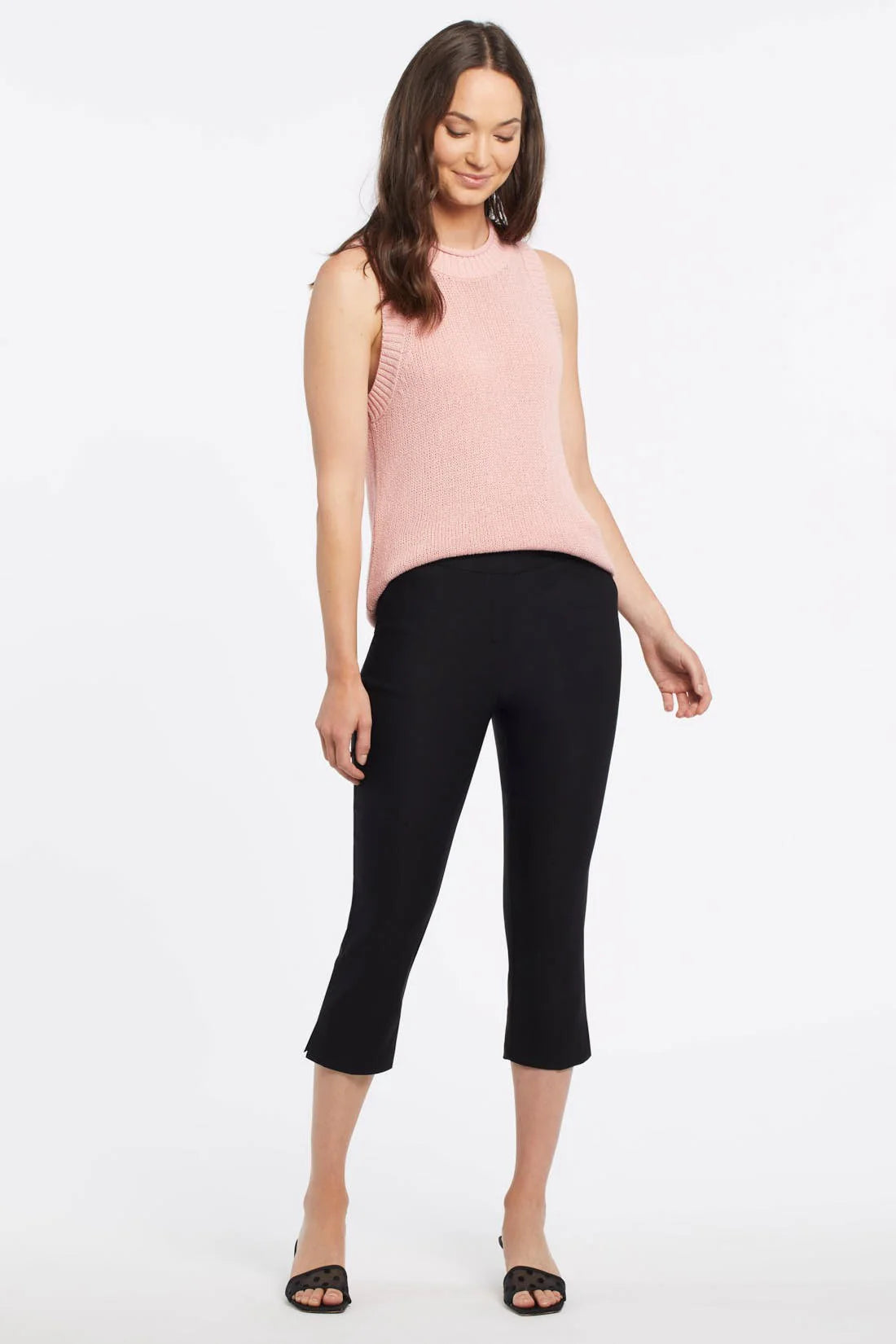 There's a reason these chic capris are one of our best-selling pieces--from the tummy slimming FLATTEN IT® technology to the pull-on waist, signature Century Stretch twill fabric and pocket details. These ultra-flattering 22" pants are made to take you through your day, or night, in comfort and style.