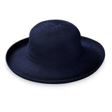 The straw hat goes modern. Made from ultra-lightweight poly-straw, the Victoria keeps you cool and comfortable through a round of golf or a day of sailing. Make the women's Victoria straw hat your go-to travel companion.