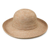 The straw hat goes modern. Made from ultra-lightweight poly-straw, the Victoria keeps you cool and comfortable through a round of golf or a day of sailing. Make the women's Victoria straw hat your go-to travel companion.