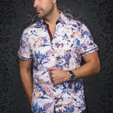 This is a collection of comfortable, performance stretch, fashionable dressy and casual shirts. Stand out from the crowd, thanks to Au Noirs cleaver use of contrasting patterns and sophisticated details. Comfortable with a high quality, performance stretch cotton fabric. 